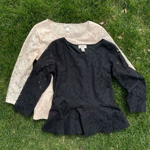 Loft quarter sleeve dress shirt